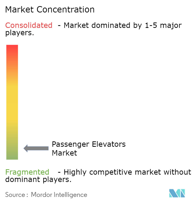 Passenger Elevators Market Concentration